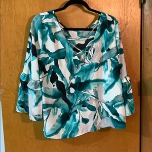 White House Black Market Floral shirt